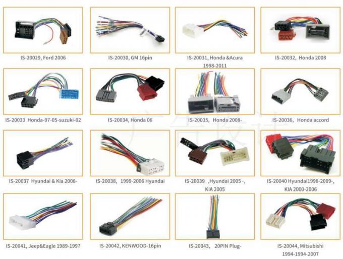Auto Stereo Wiring Harness Plug Customize Marine Boat Wire Harness for Remote Control USB Connector