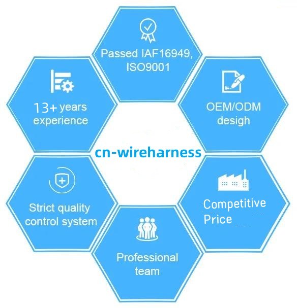 Wiring Harness Manufacture Customize Cable Solution Specific 16 Pin Wires Wiring Harness
