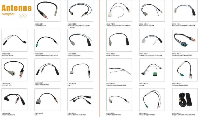 Professional Cable Assembly 4 Core Cable Vehicle Hsd Cable Rear View Backup Lvds Camera Cable