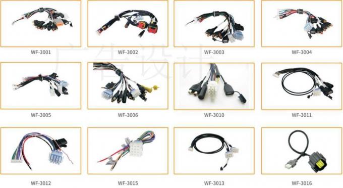 Professional Cable Assembly 4 Core Cable Vehicle Hsd Cable Rear View Backup Lvds Camera Cable