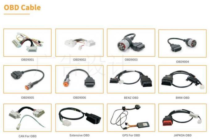 Wiring Connection Solution Provider Customize OBD Scanner Adapter OBD 2 Extension Cable