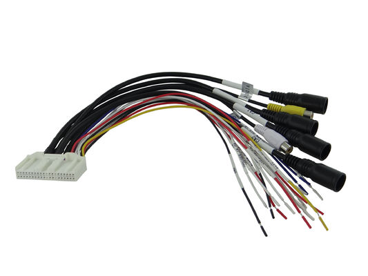 Custom Electrical Wire Harness Adapter Automotive Male And Female Connector