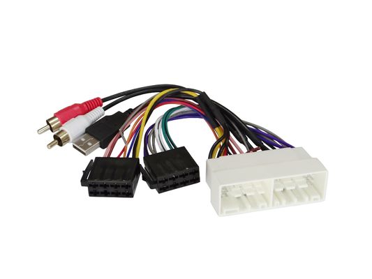 RoHS Car Audio and Video Wire Harness Adapter Customization Safety And Stability