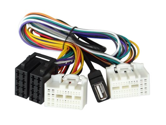 Custom Car Audio Wire Harness Adapter Length 200mm ISO Harness Adapter