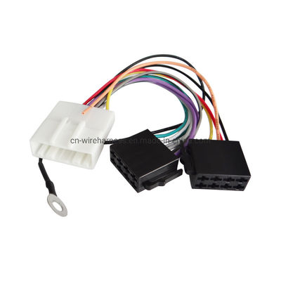 Factory Custom Round Dash Wiring Harness Cable OEM Plug Adapter Radio Stereo