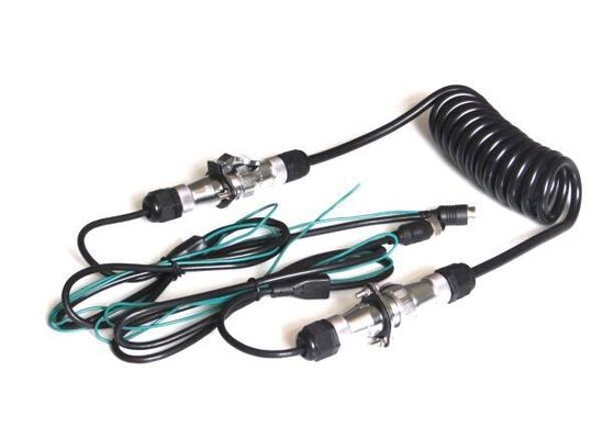 Spiral Coiled Power Wire PVC Insulation Truck Trailer Harness SGS Certificate