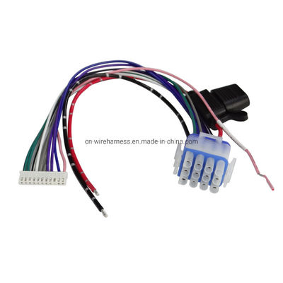                  Customized Car Audio Electronic Delphi Connector Wiring Harness for Different Audio             