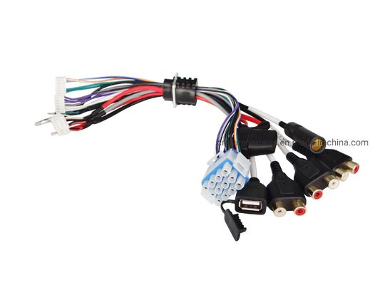 12pin Electrical Wiring Harness Cable Connector Assembly SGS Certificate