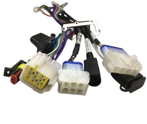 Round Electronic Wire Harness Pure Copper Car Stereo Connectors