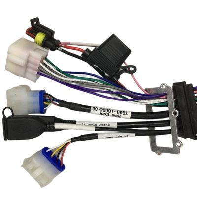 Round Electronic Wire Harness Pure Copper Car Stereo Connectors