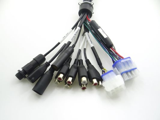 CE Electric Cable Assembly Custom Marine Grade Wire Harness Black
