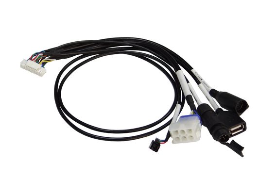 Customized Plug 12 Pin Stereo Harness New Energy Pigtail Waterproof
