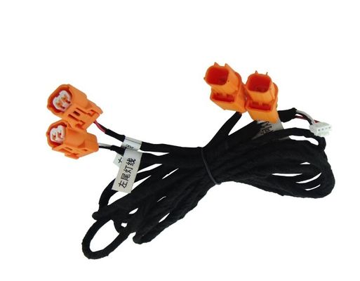                  Customize Wire Harness Cable High End Power Harness Replacement Reverse Camera Wire Harness Front View Connect             