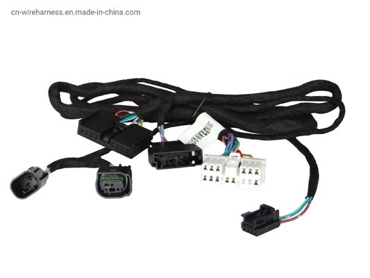 Balck Automotive Wire Harness Assembly Radio Custom Cable OEM ODM