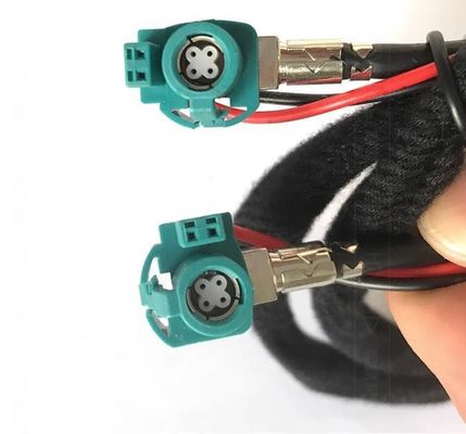 1m Hsd Custom LVDS Cable Female To Female Car Video Extension Right Angle For BMW