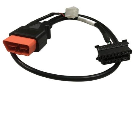                  Customize Wiring Harness Car Maintenance 2 Male to 1 Female BMW 16 Pin OBD Cable             