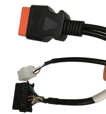                  Customize Wiring Harness Car Maintenance 2 Male to 1 Female BMW 16 Pin OBD Cable             