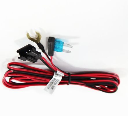 RoHS Automotive Power Cable Direct Wire 300V With Fuse Custom Power Cord Fuse Box