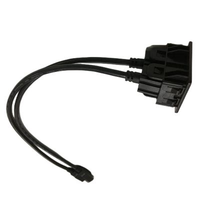 FCC Dual USB Cable Extension Latch Mount Mitsubishi For Car