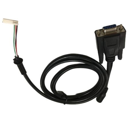 Round Cable Wire Harnesses 2.54mm 4 Pin To DB9 Female RS232 To HMI