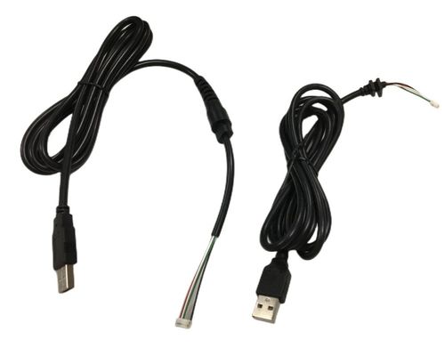 Round Cable Wire Harnesses 2.54mm 4 Pin To DB9 Female RS232 To HMI