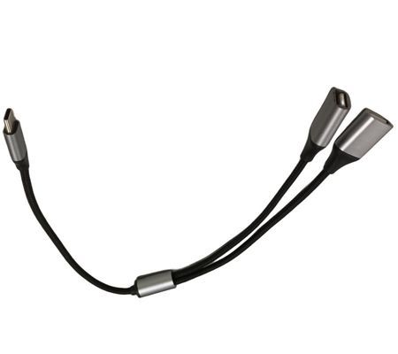 3m Cable Wire Harnesses Assembly 1 Type C To 2 USB 2 In 1 USB Cable