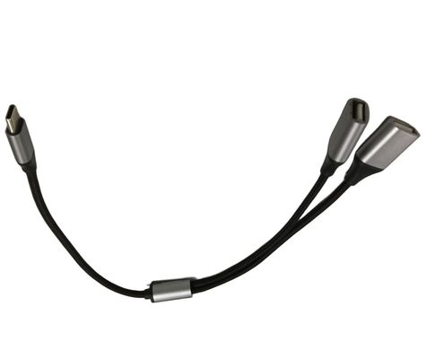 3m Cable Wire Harnesses Assembly 1 Type C To 2 USB 2 In 1 USB Cable