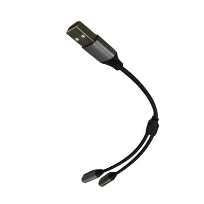 OEM Electronic Wire Harness One USB To Two 3.5mm Headphone Jack Adapter