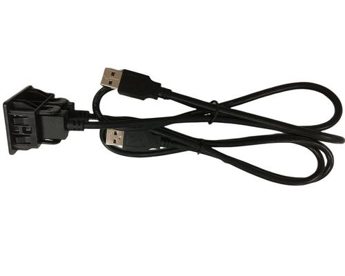 Car USB Charger Cable Wire Harnesses Customized For Mitsubishi Dash Mount