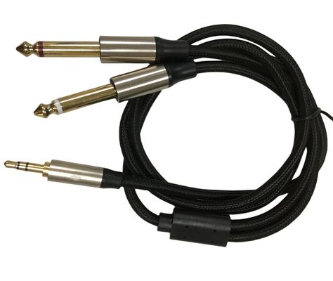 OEM Auto Wiring Harness Assembly Mono 6.5 Jack To Stereo 3.5 Jack Audio Cable