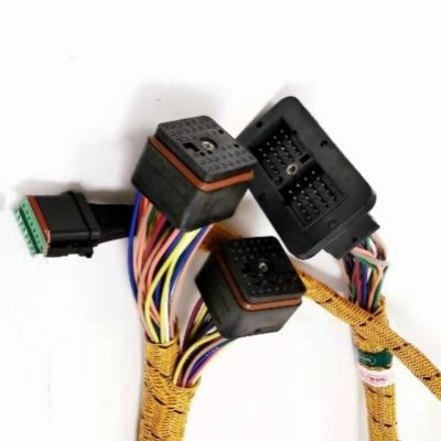 Pure Copper Excavator Wiring Harness CAT Excavator Spare Parts