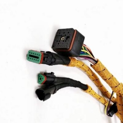 PVC Wire Excavator Wiring Harness 3406E CAT Excavator Engine Parts