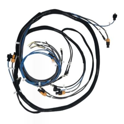 Pure Copper Auto Electrical Wiring Harness Black Wiring Loom Assembly