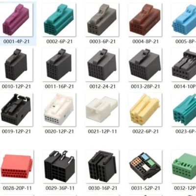 PVC Insulation Cable Wire Harnesses 2-50 Pins Customizable Wire Connectors