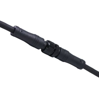 Custom M12 A Type IP68 Waterproof Wire Harnesses For Car Security / Industry Equipment