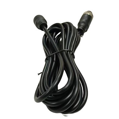 Custom M12 6 Core Male to Female Sensor Wire Harness Video Camera Extension Cable
