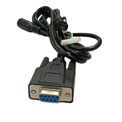 Custom Dub-9 Pin Wire Harness With 4 Pin Printer Connector And AC Power Connector