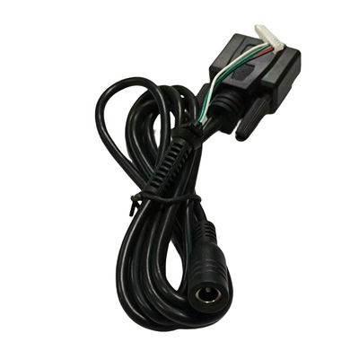 Custom Dub-9 Pin Wire Harness With 4 Pin Printer Connector And AC Power Connector