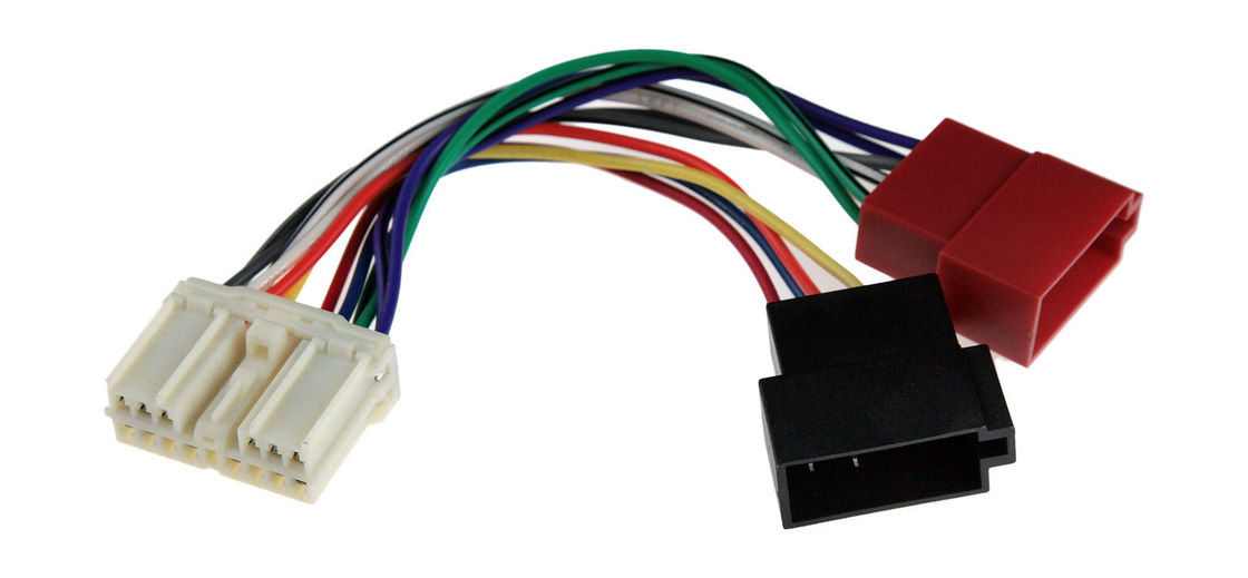 CE Car Radio Wiring Harness Adapter Length 200mm Customize Color