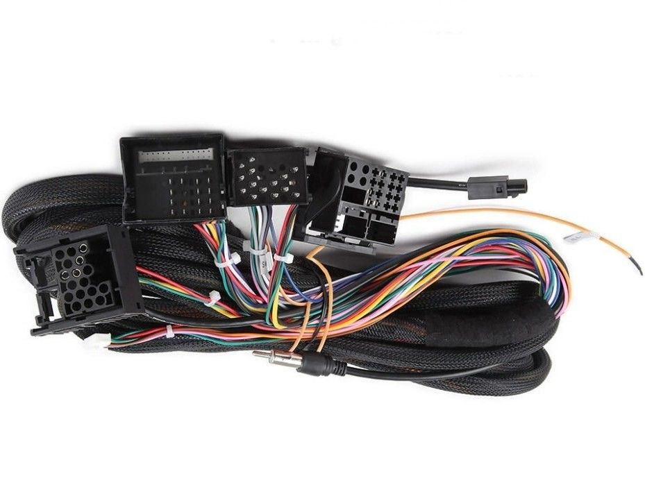                  Professional Factory Manufacturing Wiring Harness Extension Cable Kit for BMW Radio Player Wire Harness             