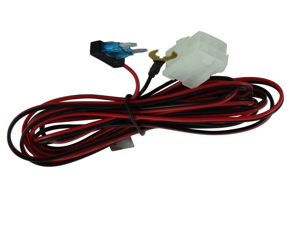 RoHS Automotive Power Cable Direct Wire 300V With Fuse Custom Power Cord Fuse Box