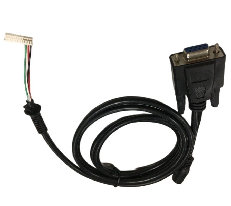 Round Cable Wire Harnesses 2.54mm 4 Pin To DB9 Female RS232 To HMI