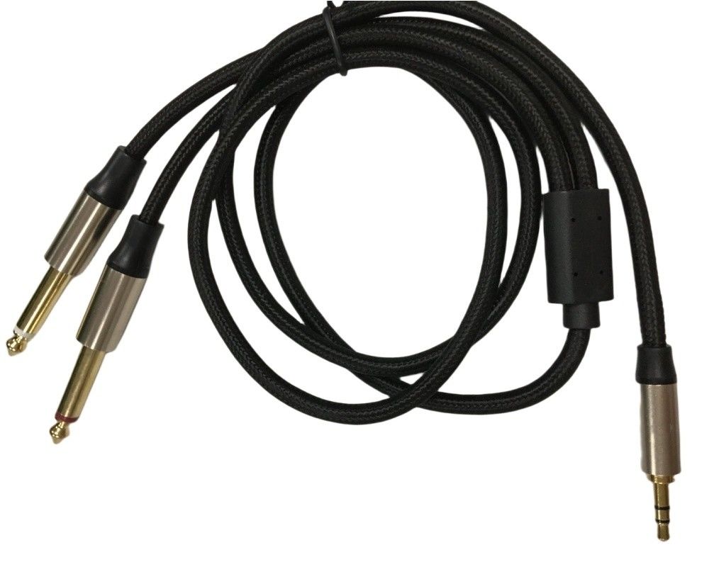 OEM Auto Wiring Harness Assembly Mono 6.5 Jack To Stereo 3.5 Jack Audio Cable