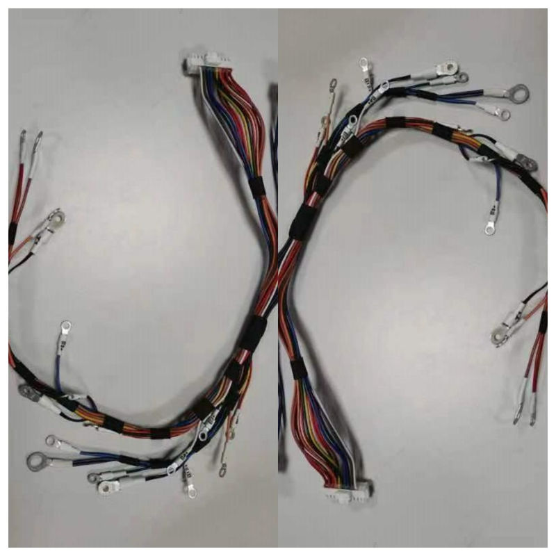 Industrial Robot Wiring Harness with 105ºC Temperature Range and Brass Cuzn Shell Material